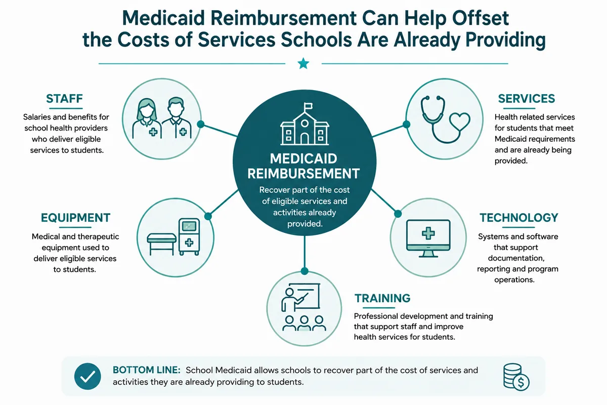 How School Medicaid reimbursement helps schools recover eligible service costs